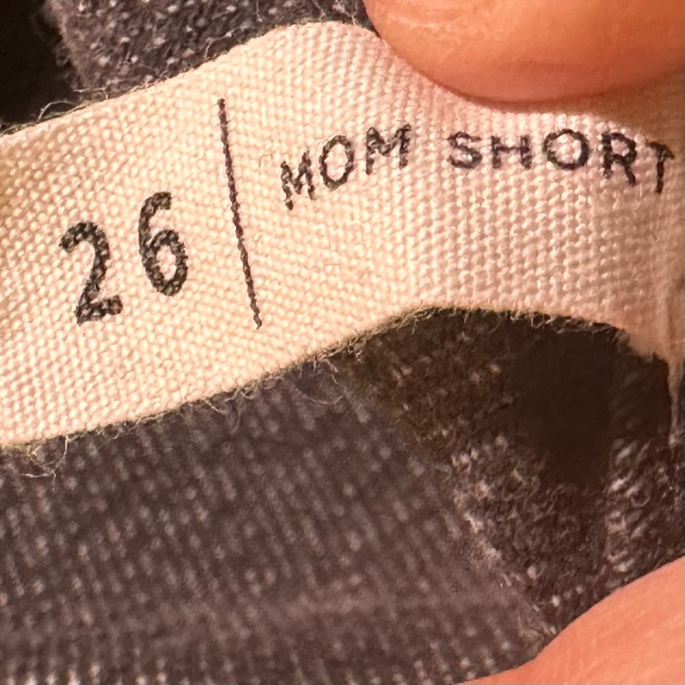 PacSun Charcoal Black Mom Shorts 26 Jean Shorts - Picture 2 of 8